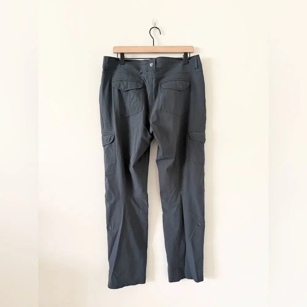 KÜHL Freeflex Roll Up Pant in Dark Gray Size 12 Regular - Picture 7 of 8